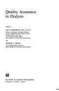 Quality Assurance in Dialysis