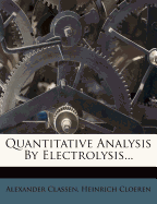 Quantitative analysis by electrolysis