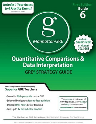 Quantitative Comparisons & Data Interpretation GRE Preparation Guide - Manhattan GRE, and Manhattan GMAT