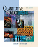 Quantitative Decision Making with Spreadsheet Applications - Lapin, Lawrence L, and Whisler, William D