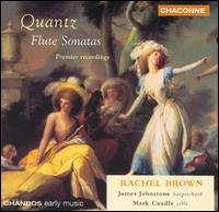 Quantz: Flute Sonatas - James Johnstone (harpsichord); Mark Caudle (cello); Rachel Brown (flute)