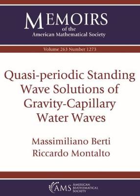 Quasi-periodic Standing Wave Solutions of Gravity-Capillary Water Waves - Berti, Massimiliano, and Montalto, Riccardo