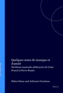 Quelques notes de musique et d'amit: Partitions musicales ddicaces de Csar Franck  Pierre Boulez