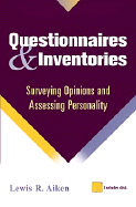 Questionnaires and Inventories: Surveying Opinions and Assessing Personality