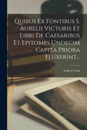 Quibus Ex Fontibus S. Aurelii Victoris Et Libri De Caesaribus Et Epitomes Undecim Capita Priora Fluxerint...
