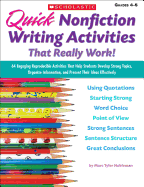 Quick Nonfiction Writing Activities That Really Work!