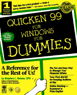 Quicken 99 for Windows for Dummies - Nelson, Stephen L, CPA