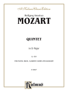 Quintet in E-Flat, K. 452: For Piano, Oboe, Clarinet, Horn and Bassoon