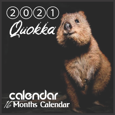 Quokka Calendar 2021: Quokka Australian Animal 8.5x8.5 Inch Wall 2021 ...