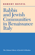 Rabbis and Jewish Communities in Renaissance Italy