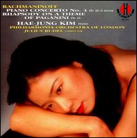 Rachmaninov: Piano Concerto 4/Paganini Rhapsody - Hae-Jung Kim (piano); Philharmonia Orchestra; Julius Rudel (conductor)