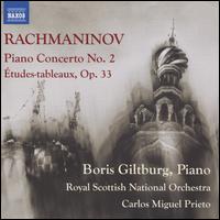 Rachmaninov: Piano Concerto No. 2; tudes-tableaux, Op. 33 - Boris Giltburg (piano); Royal Scottish National Orchestra; Carlos Miguel Prieto (conductor)