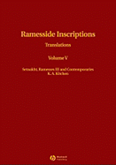 Ramesside Inscriptions, Setnakht, Ramesses III and Contemporaries: Translations