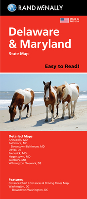 Rand McNally Easy to Read: Delaware, Maryland State Map - Rand McNally