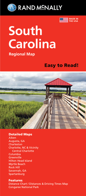 Rand McNally Easy to Read Folded Map: South Carolina State Map - Rand McNally