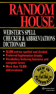 Random House Webster's Spell Checker & Abbreviations Dictionary - Ballantine Books