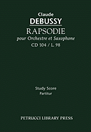 Rapsodie Pour Orchestre Et Saxophone, CD 104: Study Score