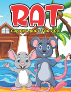 Rat Coloring Book For Kids: A Children Animal Activity Rat Coloring Book With Fun And Easy Stress Relaxation Jungle Color Pages For Kids, Toddlers, Preschoolers & Kindergarten