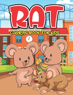 Rat Coloring Book For Kids: A Fantastic Rat Coloring Book With Fun And Easy Stress Relaxation Nature & Jungle Happy Color Pages For Kids And toddlers 2-4 years