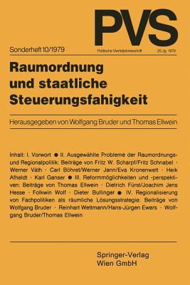 Raumordnung und staatliche Steuerungsf?higkeit - Bruder, Wolfgang (Editor), and Ellwein, Thomas (Editor)