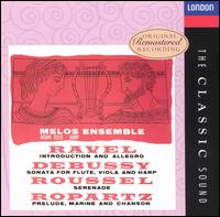 Ravel: Introduction & Allegro; Debussy: Sonata for flute & viola L137 - Melos Ensemble of London; Osian Ellis (harp)