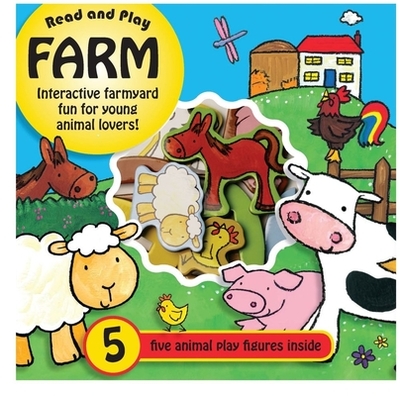 Read and Play Farm: Farmyard Fun for Young Animal Lovers, with Five Animal Figures Inside - 