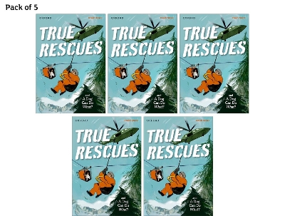 Read Write Inc. Fresh Start Readers: Book 11: True Rescues & A Dog Can Do What? - Pack of 5 - Miskin, Ruth (Series edited by), and Clare, Giles, and Hunt, Jilly