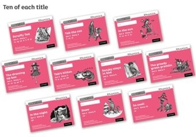 Read Write Inc. Phonics: Pink Set 3 Core Black & White Storybooks (Pack ...