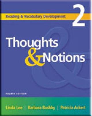 Reading and Vocabulary Development 2: Thoughts & Notions - Ackert, Patricia, and Lee, Linda