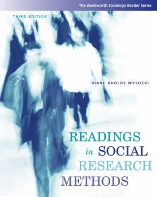 Readings in Social Research Methods - Wysocki, Diane Kholos