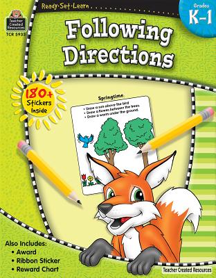 Ready-Set-Learn: Following Directions Grd K-1 - Teacher Created Resources