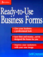 Ready-To-Use Business Forms - Self-Counsel Press