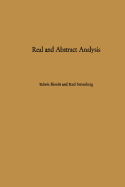 Real and Abstract Analysis: A Modern Treatment of the Theory of Functions of a Real Variable