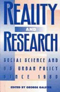 Reality & Research - Galster, George C (Editor)