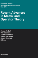 Recent advances in matrix and operator theory