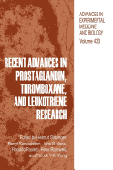 Recent Advances in Prostaglandin, Thromboxane, and Leukotriene Research