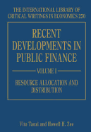 Recent Developments in Public Finance
