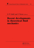 Recent Developments in Theoretical Fluid Mechanics: Winter School, Paseky, 1992
