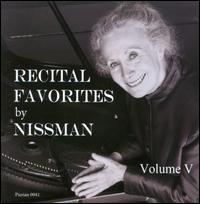 Recital Favorites by Nissman, Vol. 5 - Barbara Nissman (piano)