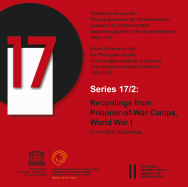 Recordings from Prisoner-Of-War Camps, World War I: Finno-Ugric Recordings