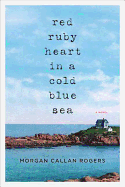 Red Ruby Heart in a Cold Blue Sea