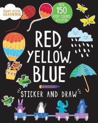 Red, Yellow, Blue Sticker and Draw - Fairbrother, Susan