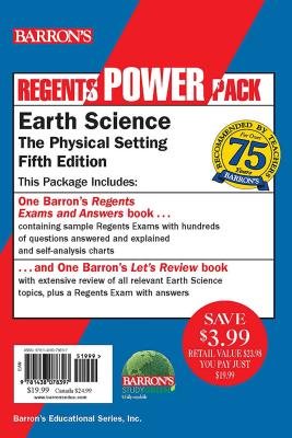 Regents Earth Science Power Pack: Let's Review Earth Science + Regents Exams and Answers: Earth Science - Dennecke, Edward J