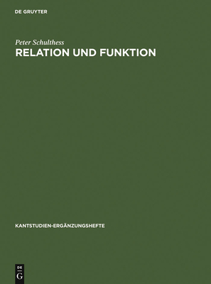 Relation Und Funktion - Schulthess, Peter