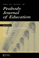 Rendering School Resources More Effective: Unconventional Reponses To Long-standing Issues: a Special Issue of the peabody Journal of Education