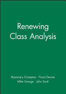 Renewing Class Analysis