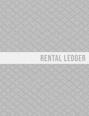 Rental Ledger: Gray Pattern Tenancy Property Lease Accounting Tracker Grey Notebook - Planner, Blueprint