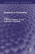 Research in Counseling