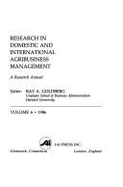 Research in Domestic & International Agribusiness Management