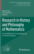 Research in History and Philosophy of Mathematics: The Cshpm 2017 Annual Meeting in Toronto, Ontario
